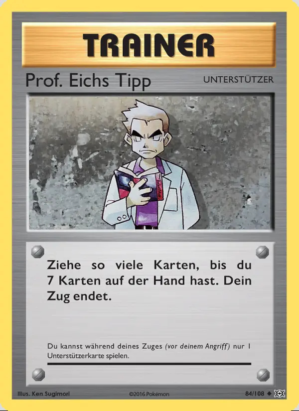 Image of the card Prof. Eichs Tipp