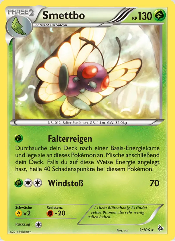 Image of the card Smettbo