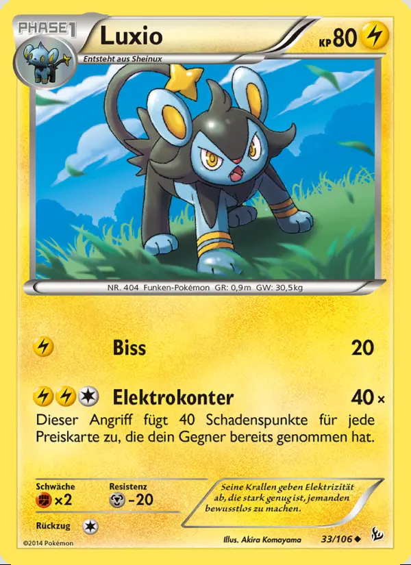 Image of the card Luxio