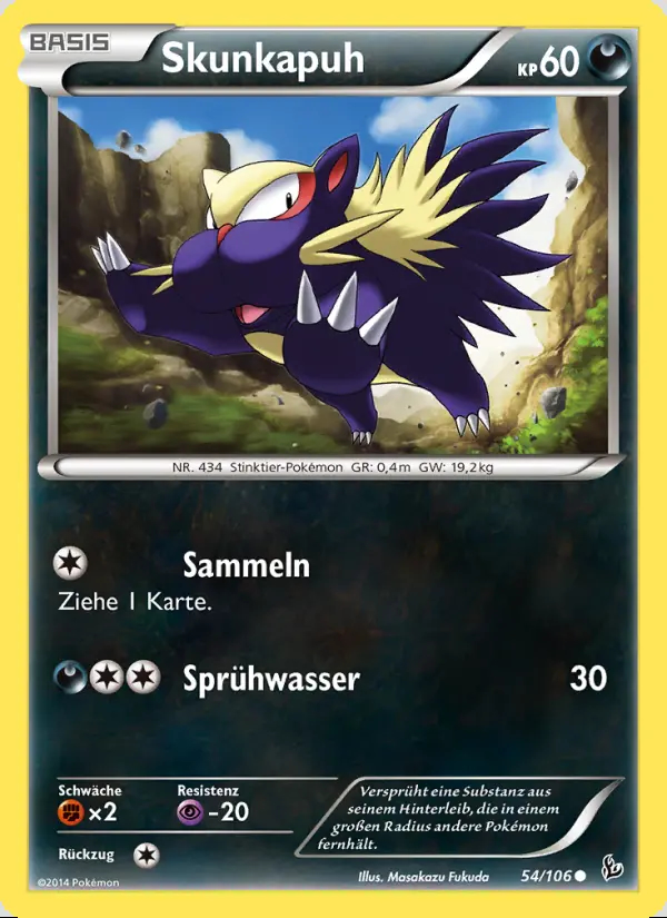 Image of the card Skunkapuh