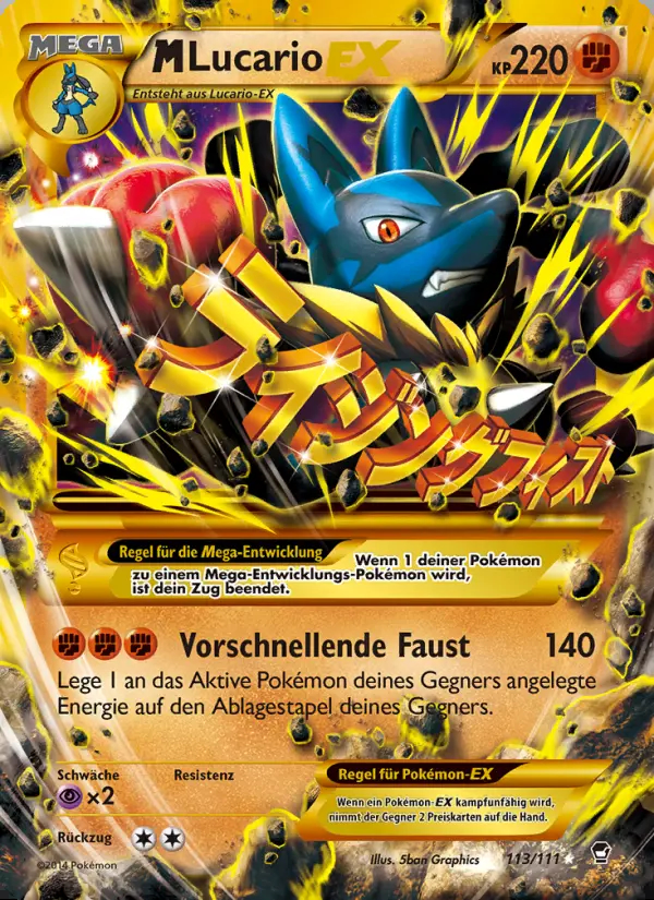 Image of the card M Lucario EX