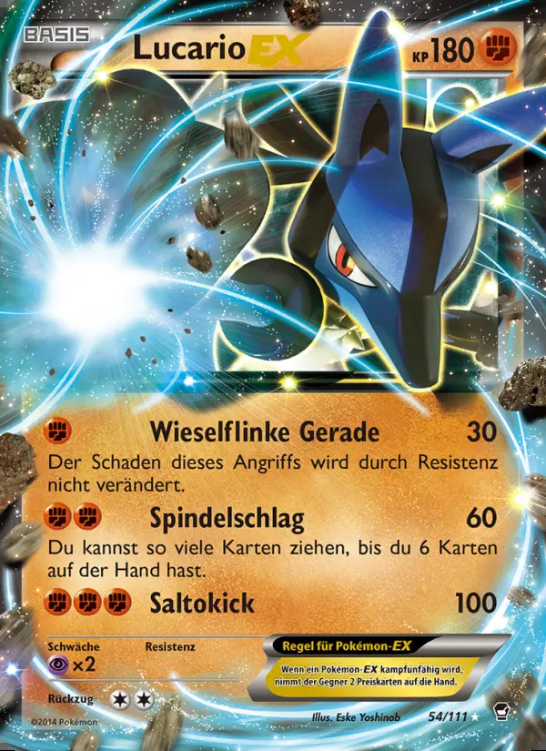 Image of the card Lucario EX