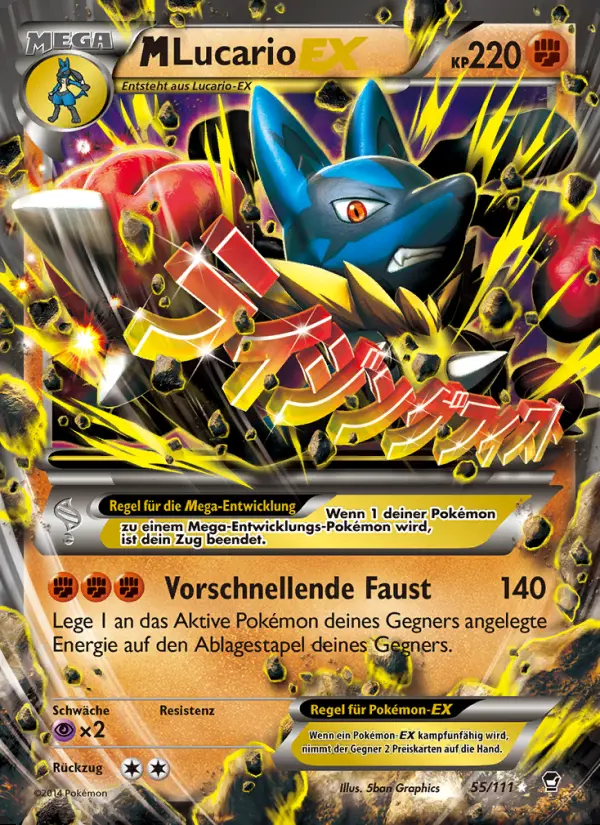 Image of the card M Lucario EX