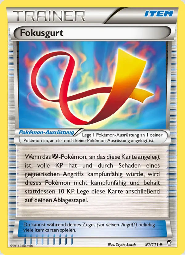 Image of the card Fokusgurt