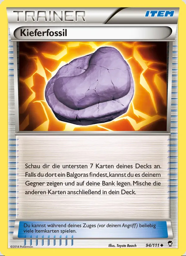 Image of the card Kieferfossil