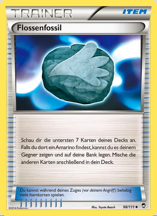 Image of the card Flossenfossil