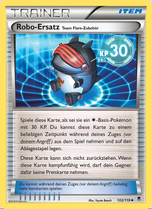 Image of the card Robo-Ersatz Team Flare-Zubehör