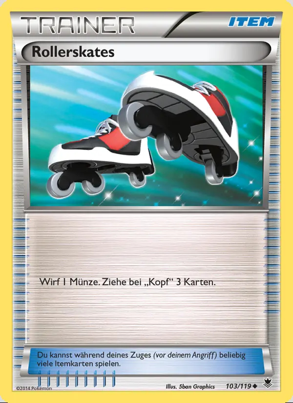 Image of the card Rollerskates