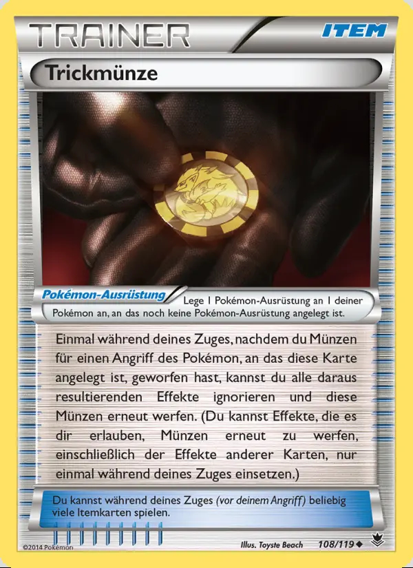 Image of the card Trickmünze