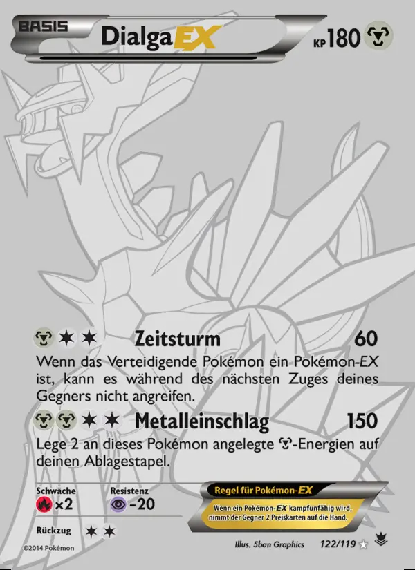 Image of the card Dialga EX