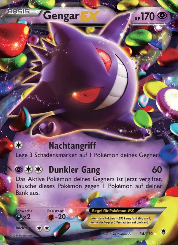 Image of the card Gengar EX