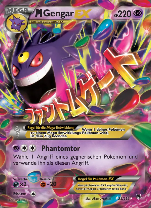 Image of the card M-Gengar EX