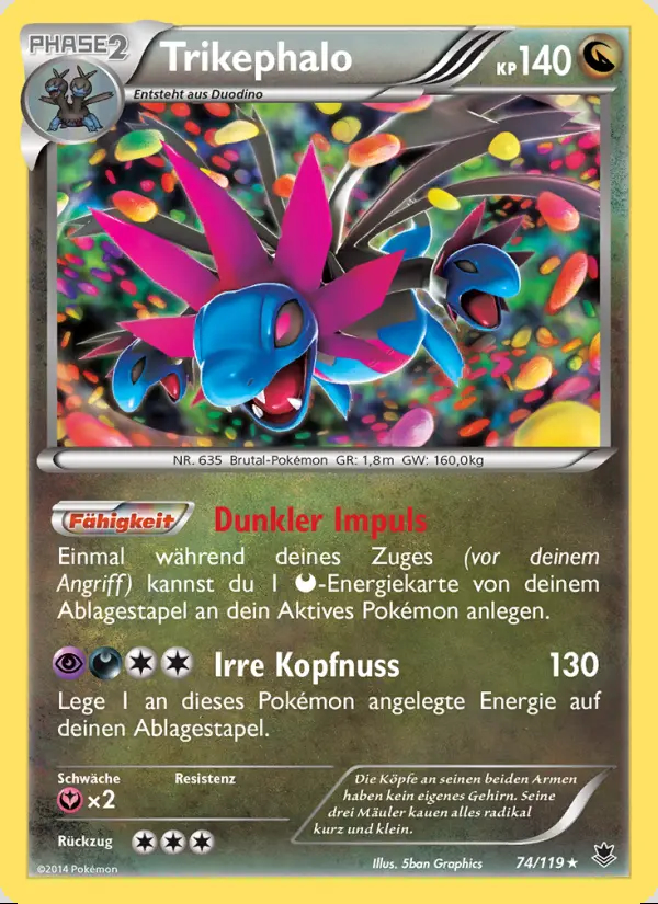 Image of the card Trikephalo