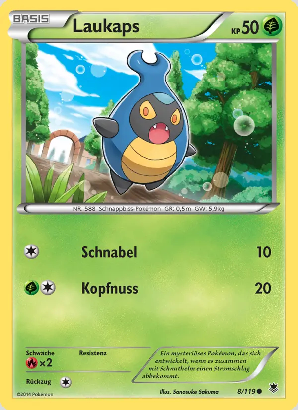 Image of the card Laukaps