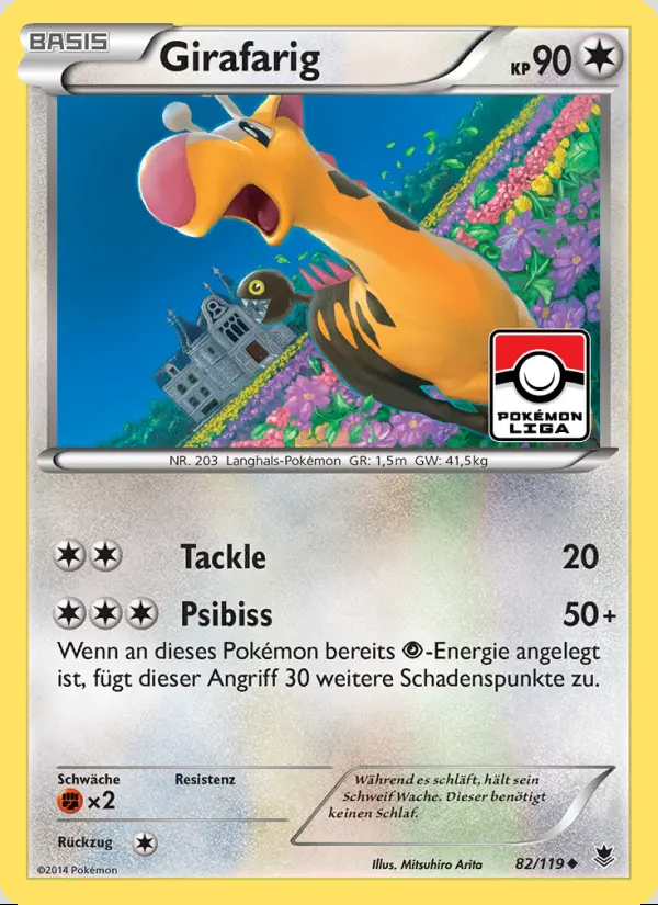 Image of the card Girafarig