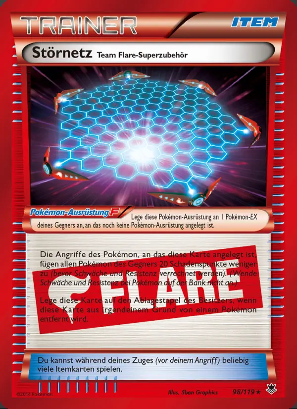 Image of the card Störnetz Team Flare-Superzubehör