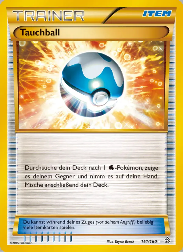 Image of the card Tauchball