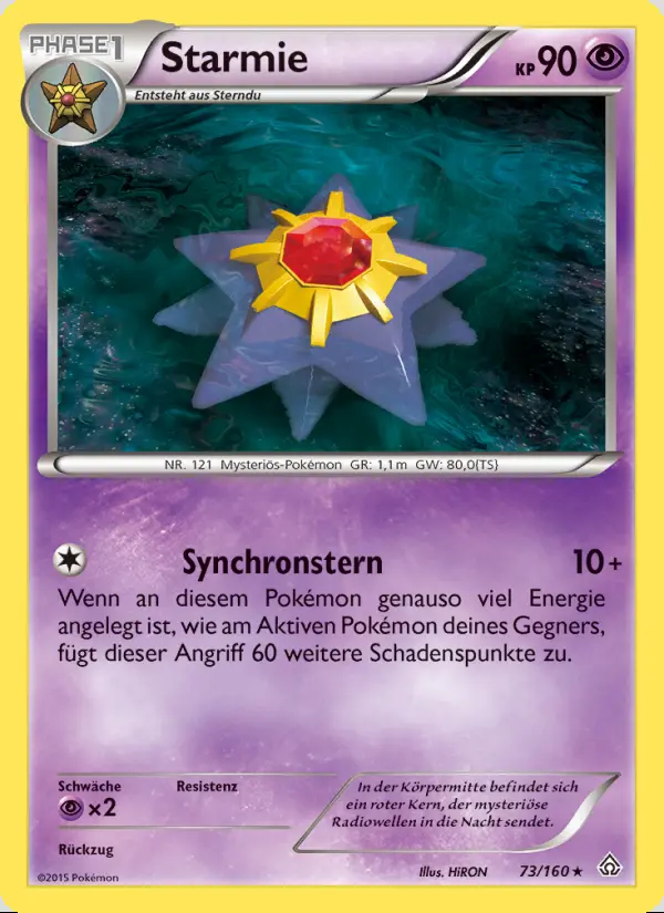 Image of the card Starmie