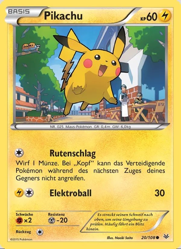 Image of the card Pikachu