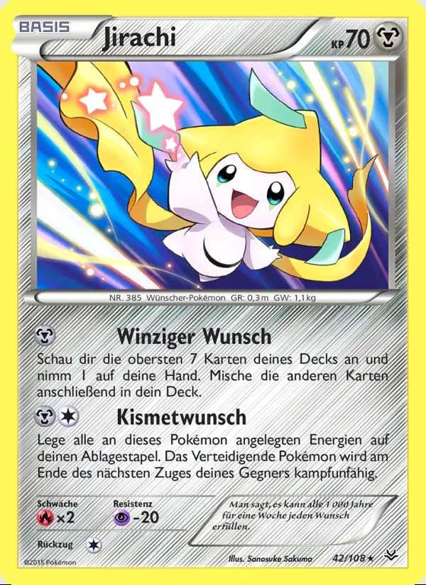 Image of the card Jirachi