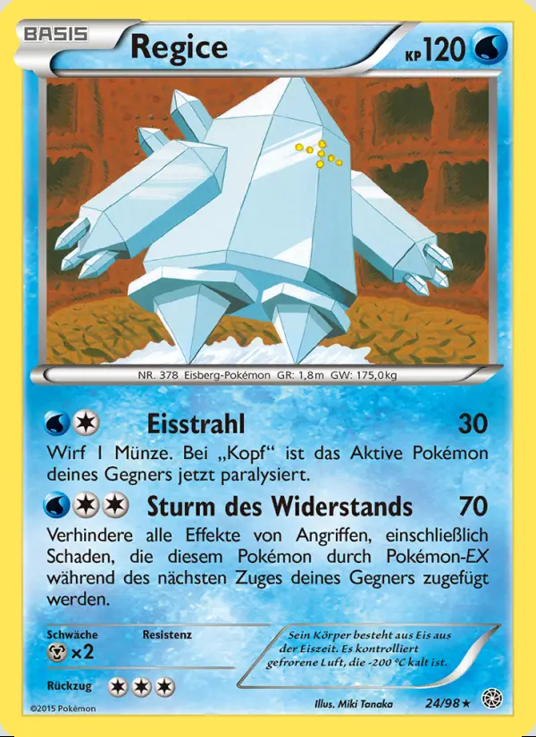 Image of the card Regice