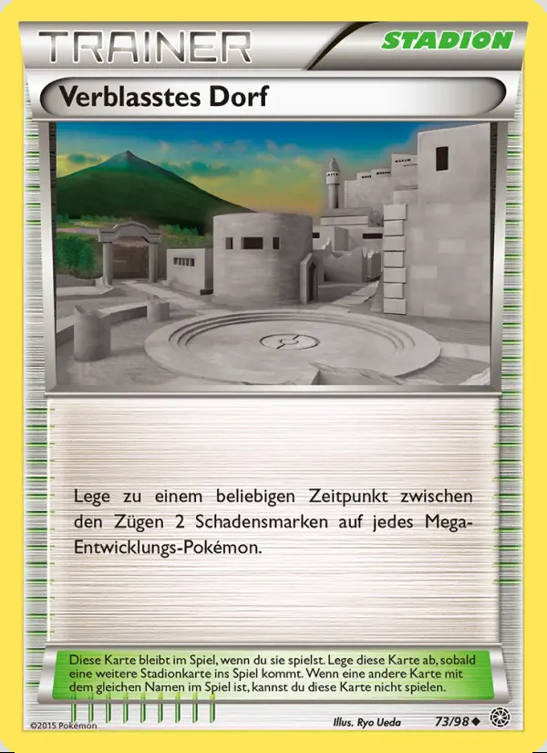 Image of the card Verblasstes Dorf