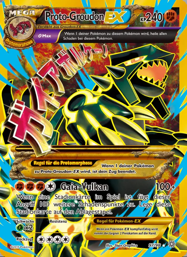 Image of the card Proto-Groudon EX