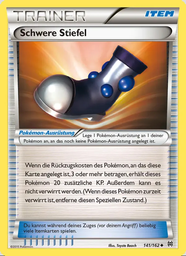 Image of the card Schwere Stiefel