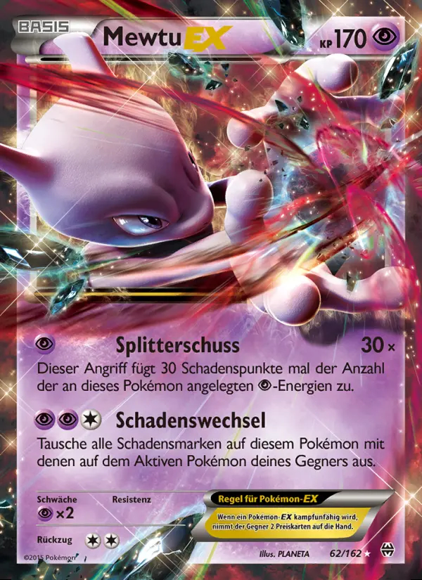 Image of the card Mewtu EX