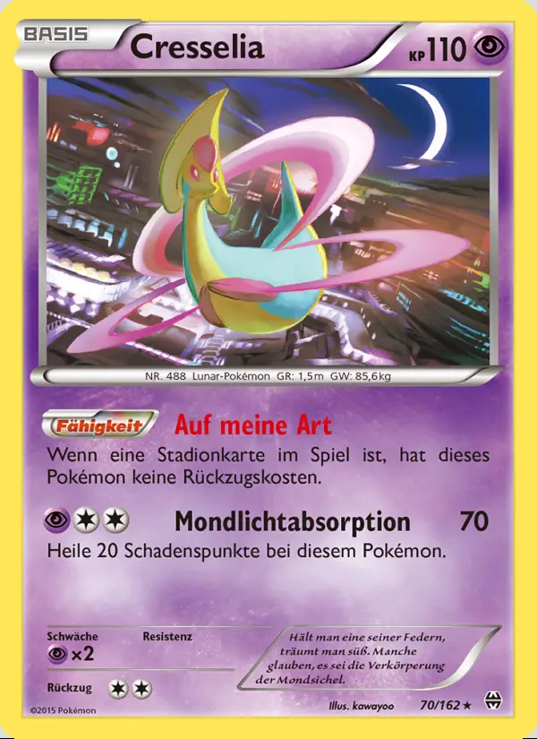 Image of the card Cresselia