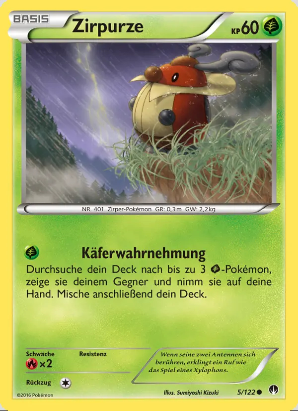 Image of the card Zirpurze