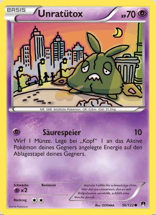 Image of the card Unratütox