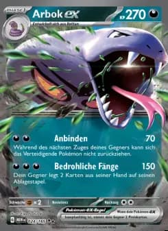 Image of the card Arbok-ex