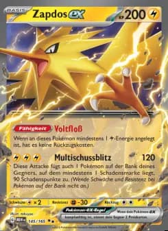 Image of the card Zapdos-ex